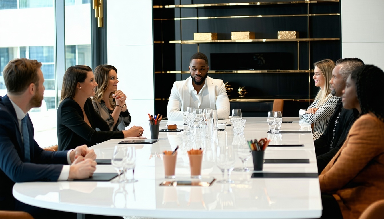 Luxury brand strategy session